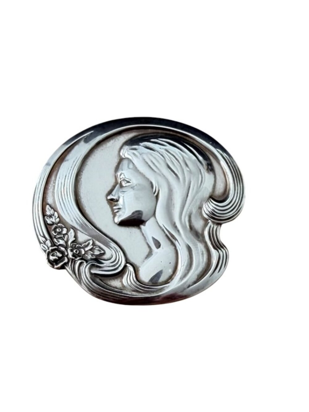 Lunt Sterling Silver Brooch Pendant 1973 Mother's Day
